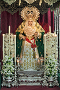 Besamanos de María Santísima de Lágrimas y Esperanza (Iglesia de San Telmo (Santísima Trinidad - Chiclana de la Frontera (Cádiz) - 18 de diciembre de 2014
