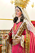 Besamanos de Nuestra Señora del Rosario, Patrona de Bornos (Iglesia de Santo Domingo de Guzmán - Bornos (Cádiz) - 6 de octubre de 2014