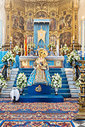 Besamanos de Santa María de la Paz en sus Misterios Gloriosos (Iglesia de San Marcos - Jerez de la Frontera ( Cádiz) - 8 de diciembre de 2014