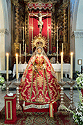 Besamanos de Nuestra Señora de Guadalupe (Iglesia de San Lucas - Jerez de la Frontera (Cádiz). 8 de septiembre de 2014