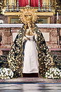 Besamanos extraordinario de María Santísima de la Esperanza con motivo del 75º Aniversario fundacional de la Hermandad (Iglesia de San Francisco - Jerez de la Frontera (Cádiz) - 18 de diciembre de 2014