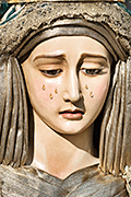 Besamanos extraordinario de María Santísima de la Esperanza con motivo del 75º Aniversario fundacional de la Hermandad (Iglesia de San Francisco - Jerez de la Frontera (Cádiz) - 18 de diciembre de 2014