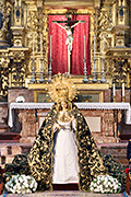 Besamanos extraordinario de María Santísima de la Esperanza con motivo del 75º Aniversario fundacional de la Hermandad (Iglesia de San Francisco - Jerez de la Frontera (Cádiz) - 18 de diciembre de 2014