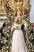 Besamanos extraordinario de María Santísima de la Esperanza con motivo del 75º Aniversario fundacional de la Hermandad (Iglesia de San Francisco - Jerez de la Frontera (Cádiz) - 18 de diciembre de 2014