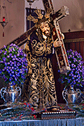 Besapiés extraordinario de Nuestro Padre Jesús Nazareno tras su restauración (Capilla de San Juan de Letrán - Jerez de la Frontera (Cádiz) - 10 de enero de 2015