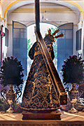 Besapiés extraordinario de Nuestro Padre Jesús Nazareno tras su restauración (Capilla de San Juan de Letrán - Jerez de la Frontera (Cádiz) - 10 de enero de 2015
