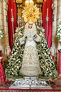 Besamanos de Nuestra Señora de la Esperanza coronada, con motivo de los actos del Primer Aniversario de su Coronación Canónica (Ermita de la Yedra - Jerez de la Frontera (Cádiz) - 21 de septiembre de 2014