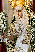 Besamanos de Nuestra Señora de la Esperanza coronada, con motivo de los actos del Primer Aniversario de su Coronación Canónica (Ermita de la Yedra - Jerez de la Frontera (Cádiz) - 21 de septiembre de 2014