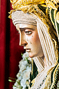 Besamanos de Nuestra Señora de la Esperanza coronada, con motivo de los actos del Primer Aniversario de su Coronación Canónica (Ermita de la Yedra - Jerez de la Frontera (Cádiz) - 21 de septiembre de 2014