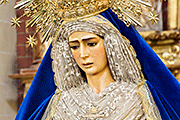 Besamanos de María Santísima del Dulce Nombre (Basílica de la Merced - Jerez de la Frontera (Cádiz). 12 de septiembre de 2014