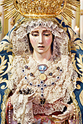 Besamanos de María Santísima de la Concepción coronada (Iglesia de Nuestra Señora de las Viñas - Jerez de la Frontera ( Cádiz) - 8 de diciembre de 2014