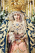 Besamanos de María Santísima de la Concepción coronada (Iglesia de Nuestra Señora de las Viñas - Jerez de la Frontera ( Cádiz) - 8 de diciembre de 2014