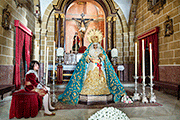 Besamanos de María Santísima del Valle coronada (Ermita de San Telmo - Jerez de la Frontera (Cádiz) - 1 de noviembre de 2014