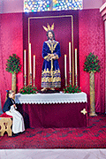 Besapiés extraordinario de Nuestro Padre Jesús de la Redención conmemorativo del X aniversario de la erección canónica como Hermandad de penitencia (Santuario de María Auxiliadora - Jerez de la Frontera ( Cádiz) - 8 de diciembre de 2014