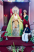 Besamanos extraordinario de María Santísima Madre de la Iglesia conmemorativo del X Aniversario de la erección canónica como Hermandad de penitencia (Santuario de María Auxiliadora - Jerez de la Frontera (Cádiz) - 8 de diciembre de 2014