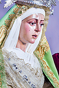 Besamanos extraordinario de María Santísima Madre de la Iglesia conmemorativo del X Aniversario de la erección canónica como Hermandad de penitencia (Santuario de María Auxiliadora - Jerez de la Frontera (Cádiz) - 8 de diciembre de 2014