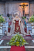 Besamanos de Nuestra Señora Reina de los Ángeles, con motivo de su Festividad (Iglesia Conventual de los P.P.Capuchinos (Jerez de la Frontera - Cádiz). 2 y 3 de agosto de 2014