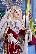 Besamanos de Nuestra Señora Reina de los Ángeles, con motivo de su Festividad (Iglesia Conventual de los P.P.Capuchinos (Jerez de la Frontera - Cádiz). 2 y 3 de agosto de 2014