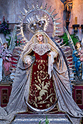 Besamanos de Nuestra Señora Reina de los Ángeles, con motivo de su Festividad (Iglesia Conventual de los P.P.Capuchinos (Jerez de la Frontera - Cádiz). 2 y 3 de agosto de 2014