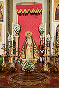 Besamanos de María Santísima Reina de los Ángeles, con motivo de su Bendición en su Festividad (Iglesia de San Enrique y Santa Teresa (Guadalcacín - Jerez de la Frontera - Cádiz). 3 de agosto de 2014