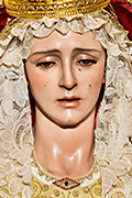 Besamanos de María Santísima Reina de los Ángeles, con motivo de su Bendición en su Festividad (Iglesia de San Enrique y Santa Teresa (Guadalcacín - Jerez de la Frontera - Cádiz). 3 de agosto de 2014