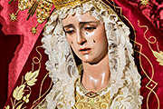 Besamanos de María Santísima Reina de los Ángeles, con motivo de su Bendición en su Festividad (Iglesia de San Enrique y Santa Teresa (Guadalcacín - Jerez de la Frontera - Cádiz). 3 de agosto de 2014
