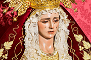 Besamanos de María Santísima Reina de los Ángeles, con motivo de su Bendición en su Festividad (Iglesia de San Enrique y Santa Teresa (Guadalcacín - Jerez de la Frontera - Cádiz). 3 de agosto de 2014
