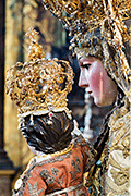 Besamanos de Nuestra Señora del Carmen Coronada (Basílica de Nuestra Señora del Carmen) (Jerez de la Frontera - Cádiz). 27 de abril de 2014