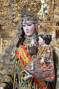 Besamanos de Nuestra Señora del Carmen Coronada (Basílica de Nuestra Señora del Carmen) (Jerez de la Frontera - Cádiz). 27 de abril de 2014