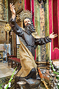 Exposición al Culto de San Elías, con motivo de su Festividad (Basílica Menor de Nuestra Señora del Carmen coronada) (Jerez de la Frontera - Cádiz). 20 de julio de 2014
