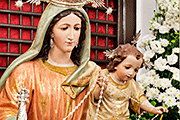 Besamanos de Nuestra Señora del Rosario (Capilla del Colegio del Beaterio - Jerez de la Frontera (Cádiz) - 28 de septiembre de 2014