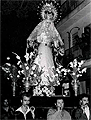 Año 1978. Bodas de Plata de la Hermandad. La Dolorosa es trasladada a la Iglesia de la Victoria