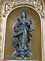 Figura de una de las capilla-hornacina de la canastilla del Paso de la Entrada Triunfal en Jerusalén