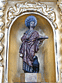 Figura de una de las capilla-hornacina de la canastilla del Paso de la Entrada Triunfal en Jerusalén