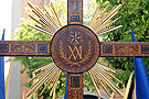 Cruceta de la Cruz de Guía de la Hermandad de Cristo Rey en su Triunfal Entrada en Jerusalén