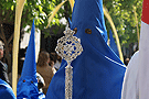 Nazareno con vara de la Hermandad de Cristo Rey en su Triunfal Entrada en Jerusalén