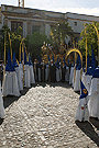 Presidencia del Paso de Misterio de la Hermandad de Cristo Rey en su Triunfal Entrada en Jerusalén