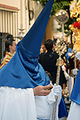 Nazareno con vara de la Hermandad de Cristo Rey en su Triunfal Entrada en Jerusalén