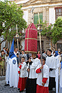 Cruz Parroquial de la Hermandad de Cristo Rey en su Triunfal Entrada en Jerusalén