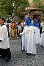 Nazareno de la Hermandad de Cristo Rey en su Triunfal Entrada en Jerusalén
