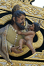 Detalle del Banderín del Colegio San José - La Salle de la Hermandad de Cristo Rey en su Triunfal Entrada en Jerusalén
