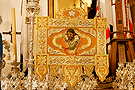 Banderín del Colegio Buen Pastor - La Salle de la Hermandad de Cristo Rey en su Triunfal Entrada en Jerusalén
