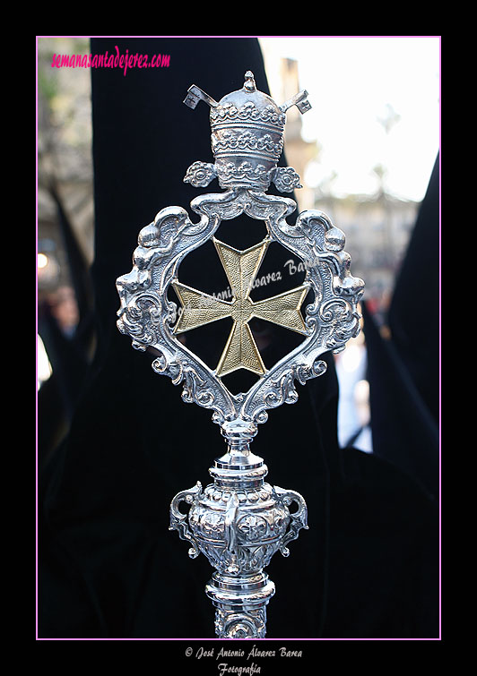 Galleta de vara de la Hermandad de la Coronación de Espinas