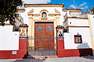 Fachada lateral de la Capilla de los Desamparados