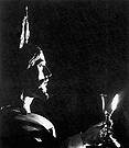 Primitiva imagen de Nuestro Padre Jesús de la Sagrada Cena, obra de Francisco Pinto Berraquero (Foto: Anónimo)