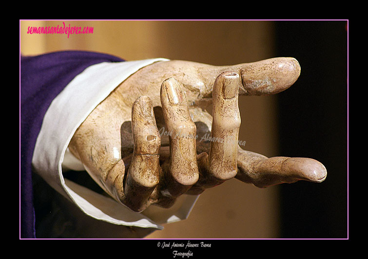 Mano izquierda del Se&ntilde;or de la Sagrada Cena