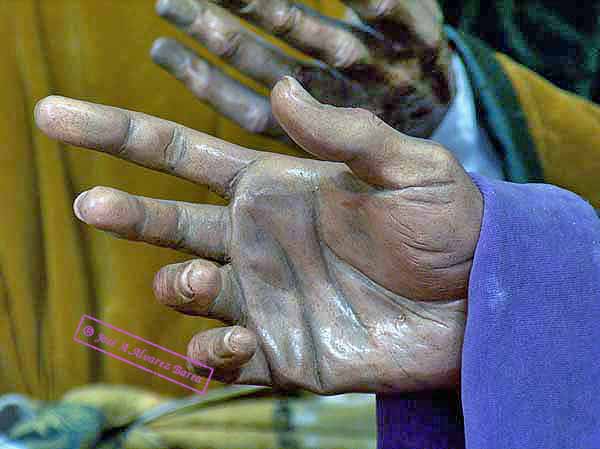 Mano derecha de Apóstol (Paso de Misterio de la Sagrada Cena)