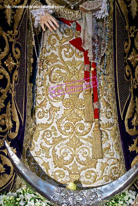 Saya de salida de Santa María de la Paz y Concordia