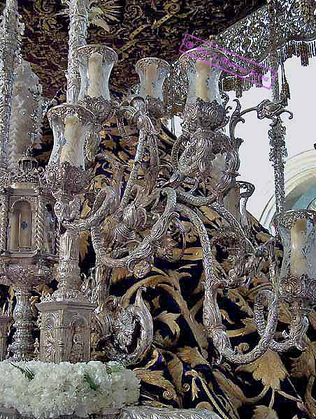 Candelabro de cola del Paso de Palio de Santa Maria de la Paz