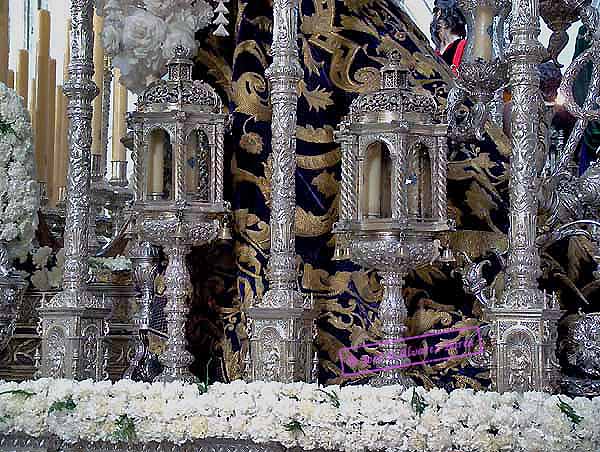 Faroles entrevarales del Paso de Palio de Santa Maria de la Paz